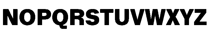 Booton TRIAL Heavy Instance Font UPPERCASE