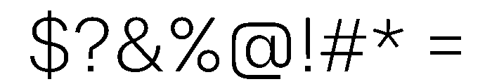 Booton TRIAL Light Instance Font OTHER CHARS
