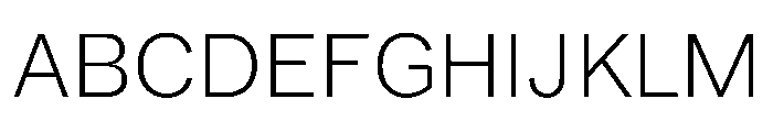 Booton TRIAL Light Instance Font UPPERCASE