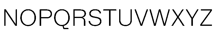 Booton TRIAL Light Instance Font UPPERCASE