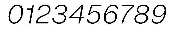Booton TRIAL LightItalic Instance Font OTHER CHARS