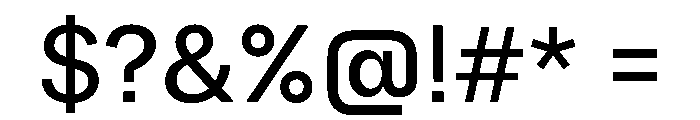 Booton TRIAL Medium Instance Font OTHER CHARS