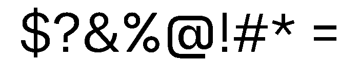 Booton TRIAL Regular Instance Font OTHER CHARS