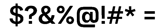 Booton TRIAL SemiBold Instance Font OTHER CHARS