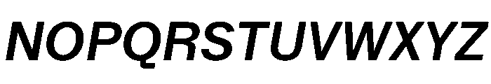 Booton TRIAL SemiBoldItalic Instance Font UPPERCASE