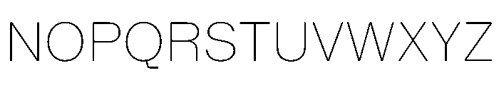 Booton TRIAL Thin Instance Font UPPERCASE
