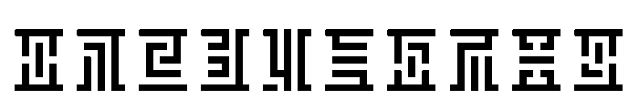 Borges SquarePixelRegular Font OTHER CHARS
