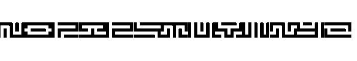 Borges SquarePixelRegular Font LOWERCASE