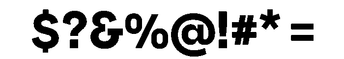 Borna Bold Font OTHER CHARS