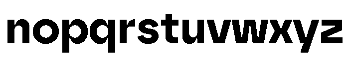 Borna Bold Font LOWERCASE