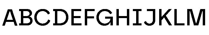 Borna Medium Webfont Font UPPERCASE