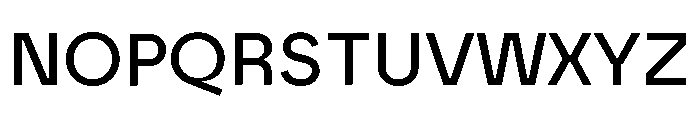 Borna Medium Webfont Font UPPERCASE