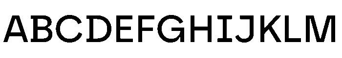 Borna Medium Font UPPERCASE
