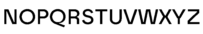 Borna Medium Font UPPERCASE