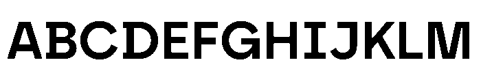 Borna SemiBold Font UPPERCASE