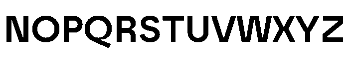 Borna SemiBold Font UPPERCASE
