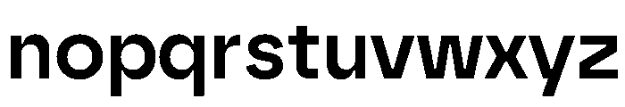 Borna SemiBold Font LOWERCASE