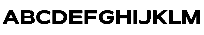BossaTrial Black Font UPPERCASE