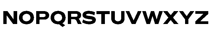 BossaTrial Black Font UPPERCASE