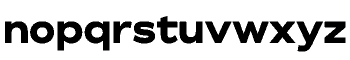 BossaTrial Black Font LOWERCASE
