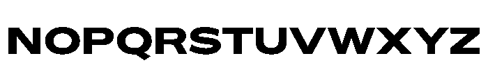 BossaTrial ExpandedBlack Font UPPERCASE