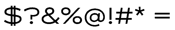 BossaTrial ExpandedLight Font OTHER CHARS
