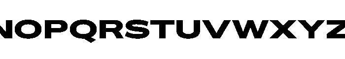 BossaTrial ExtendedBlack Font UPPERCASE