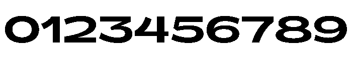 BossaTrial ExtendedBold Font OTHER CHARS