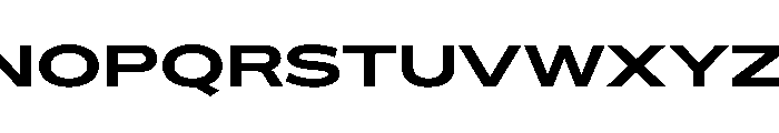 BossaTrial ExtendedBold Font UPPERCASE