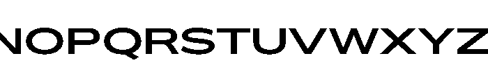 BossaTrial ExtendedMedium Font UPPERCASE