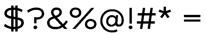 BossaTrial Light Font OTHER CHARS