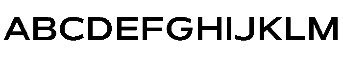 BossaTrial Medium Font UPPERCASE