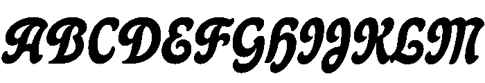 Bostock Bold Font UPPERCASE