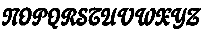 Bostock Bold Font UPPERCASE