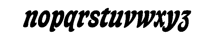 Bostock Bold Font LOWERCASE