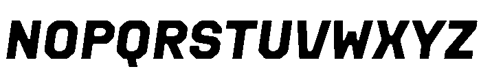 Botter BlackItalic Font UPPERCASE