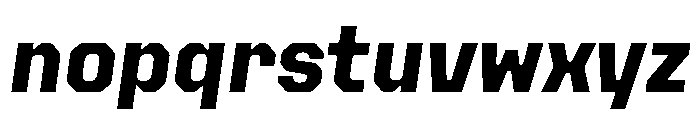 Botter BlackItalic Font LOWERCASE