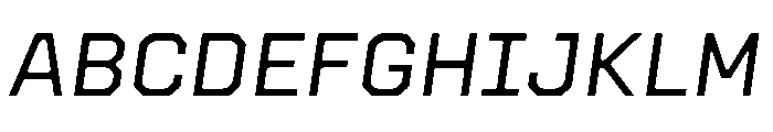 Botter Italic Font UPPERCASE