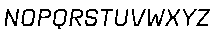 Botter Italic Font UPPERCASE