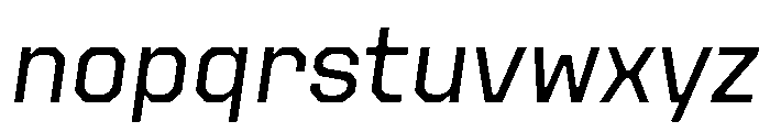 Botter Italic Font LOWERCASE