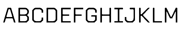 Botter Light Font UPPERCASE