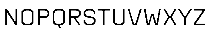 Botter Light Font UPPERCASE