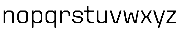 Botter Light Font LOWERCASE