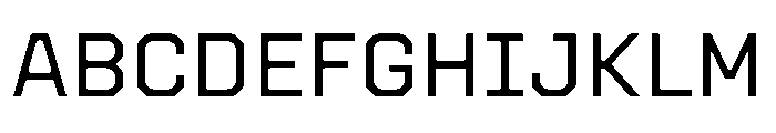 Botter Regular Font UPPERCASE