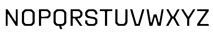 Botter Regular Font UPPERCASE