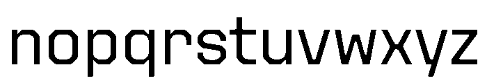 Botter Regular Font LOWERCASE