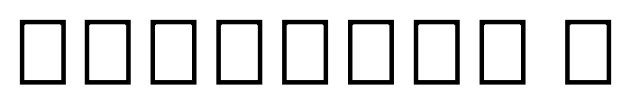 Botter Thin Font OTHER CHARS