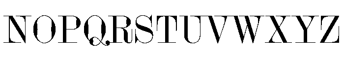 Bougie Regular Font UPPERCASE