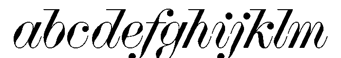 Bougie RegularItalic FONT