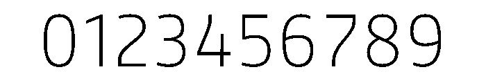 Bould ExtraLight Font OTHER CHARS